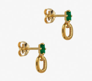 Emerald Gem Earrings